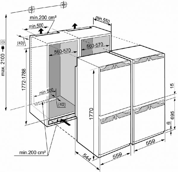 SBS комплект Liebherr [ICBN3324+ICUN3324]